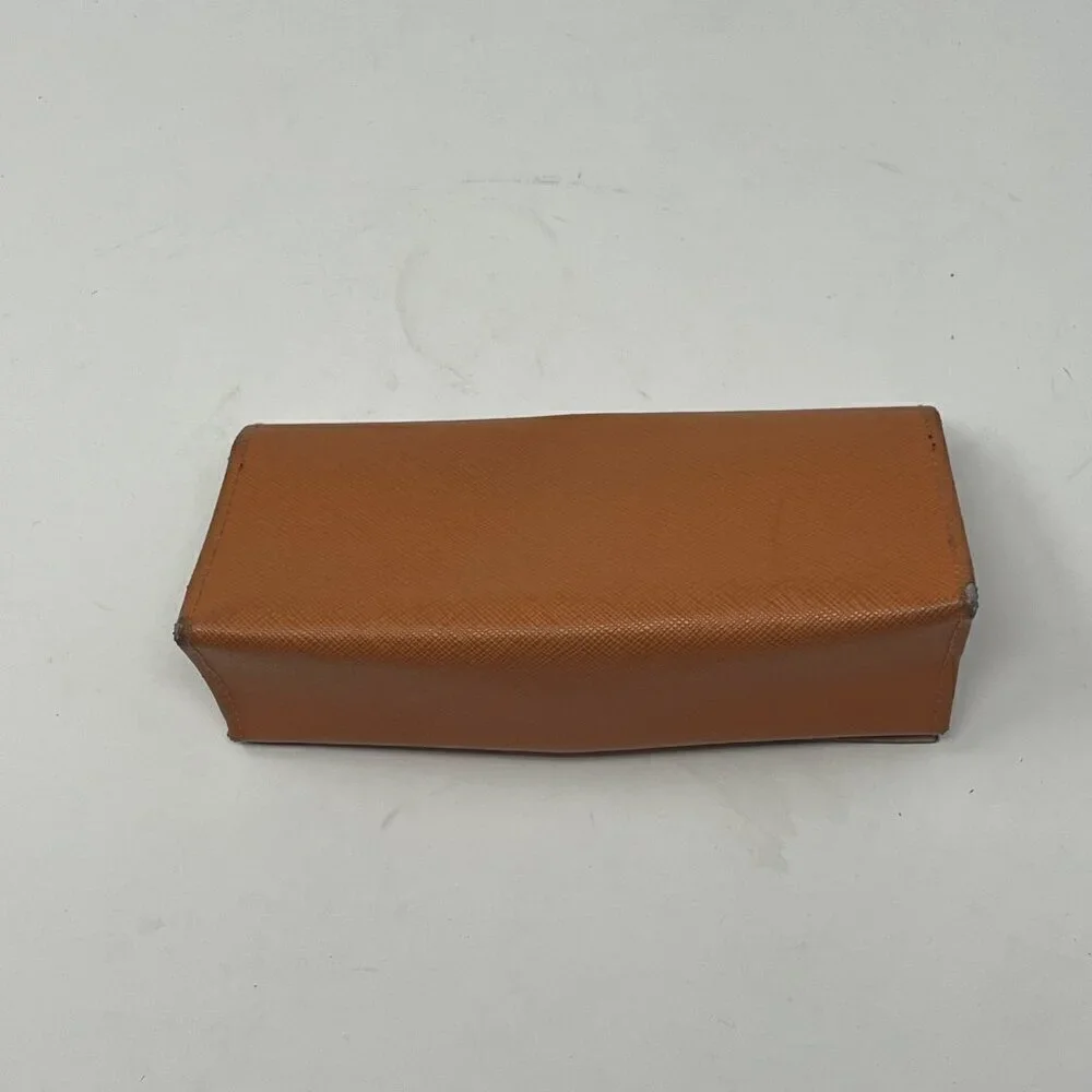 Tory Burch sunglasses glasses case orange soft logo